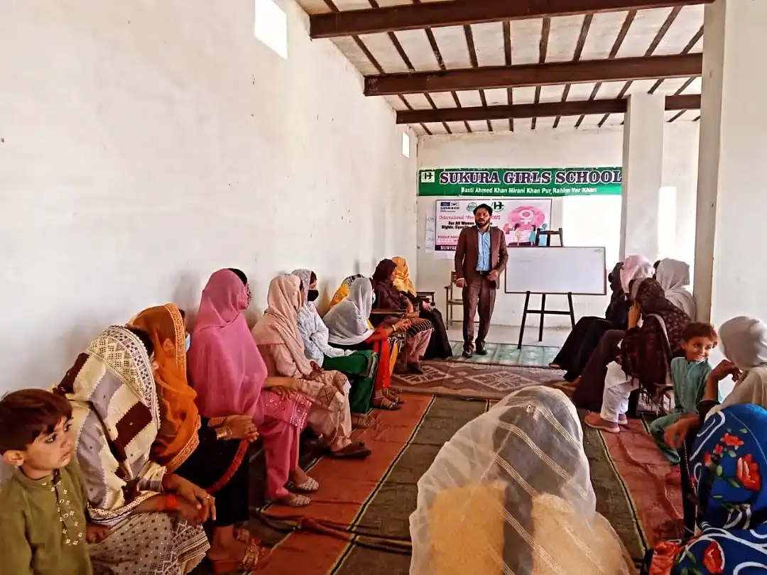 A women’s literacy session at Sukura Girls School
